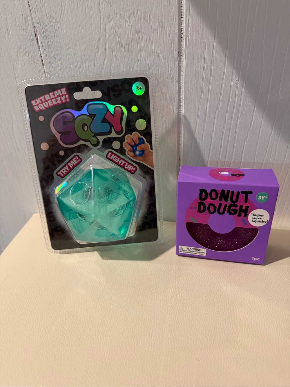 Light up sqzy and donut dough